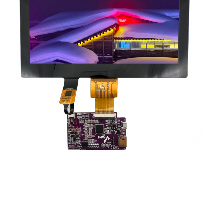 RGB Interfejs Raspberry PI TFT Display 7 cali 1024x600 Pojemny ekran dotykowy 300cd 6