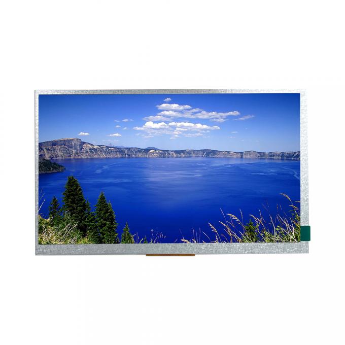 7.0 cala Moduł LCD TFT krajobrazowy 800*480 Rozdzielczość 300nits 50pin RGB 24bit Interfejs dla samochodów 0