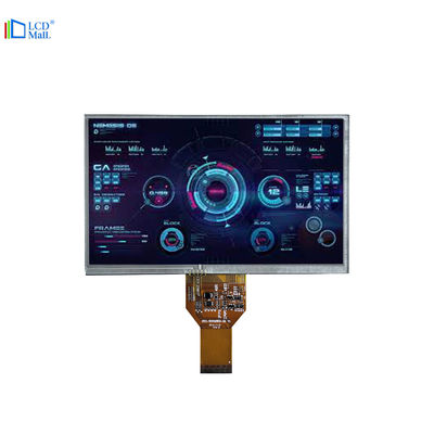 kupować 800*480 rozdzielczość 7 cali 50 pinów wyświetlacz LCD 280nits Typ wtyczki FPC online manufacture