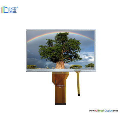 kupować 40 pin ekran lcd TFT LCD wyświetlacz RTP 7-calowy moduł LCD Wysoka jasność 280cd/m2 online manufacture