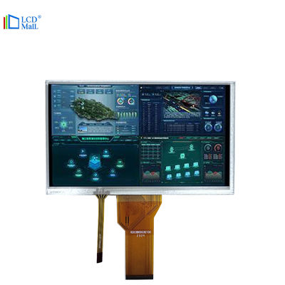 kupować 7-calowy wyświetlacz TFT LCD 800x480 rozdzielczość RGB Interfejs RTP Moduły ekranu LCD online manufacture