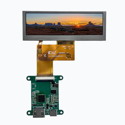 kupować Pełny widok 3,9 cala HDMI TFT LCD Display 480 * 128 ekran dotykowy szeroka temperatura i wysoka jasność online manufacture