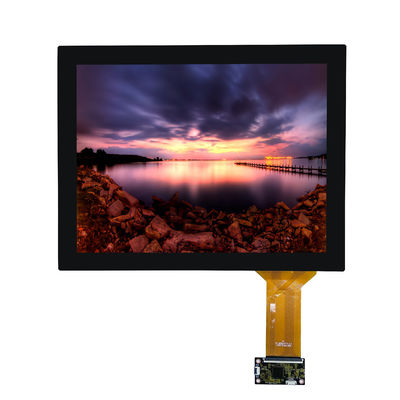 12.1 cali CTP 1024X768 LVDS Interface TFT LCD Screen Module IPS Viewing With T-CON Board IC
