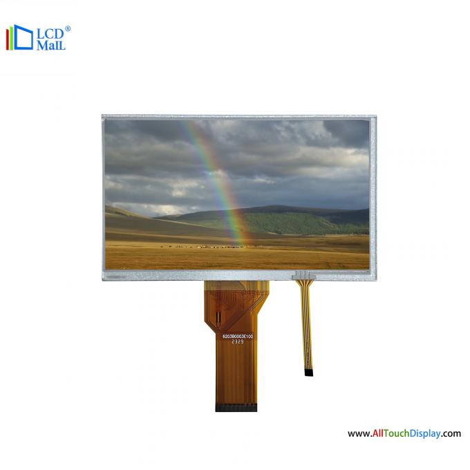 40 pin ekran lcd TFT LCD wyświetlacz RTP 7-calowy moduł LCD Wysoka jasność 280cd/m2 2