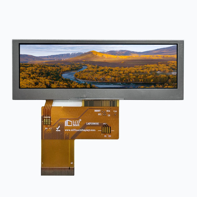 480x128 RGB TFT Transmissive LCD Module z 3,9-calowym wyświetlaczem WQVGA i 10 chipami białego podświetlenia LED 1