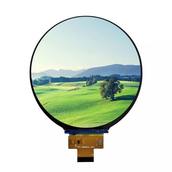 4.0 cali TFT Okrągły wyświetlacz LCD Ultra-Clear Wizualne Przekazujące ALL / IPS 20x720 pikseli 0